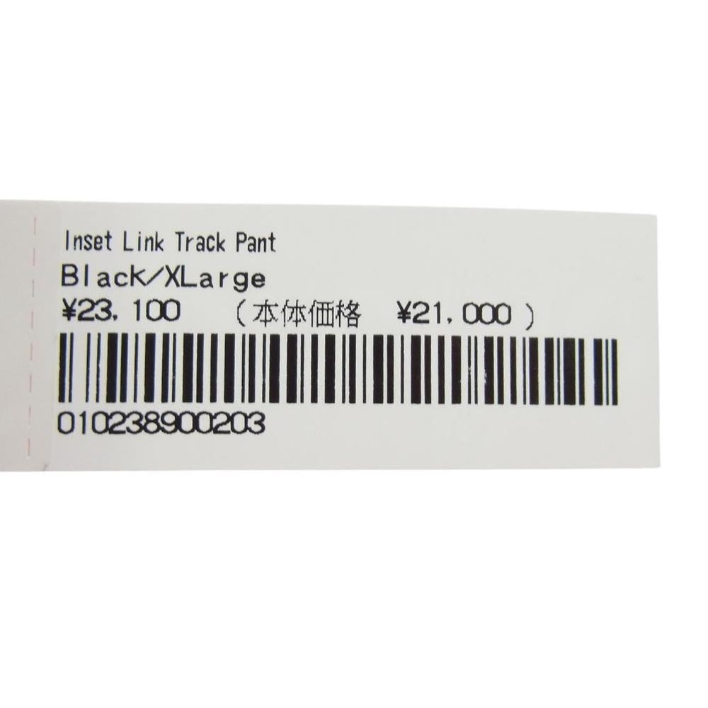 Supreme シュプリーム 24SS Inset Link Track Pant インセット リンク トラック パンツ ブラック系 XL【極上美品】【中古】