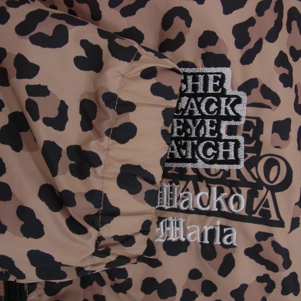 WACKO MARIA ワコマリア 22AW BlackEyePatch LEOPARD TRACK JACKET ブラックアイパッチ レオパード トラック ジャケット ブラウン系 L【中古】