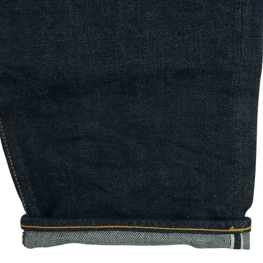 EVISU エヴィス 2000 NO1 SPECIAL カモメ ペイント ストレート デニム パンツ インディゴブルー系 35【中古】