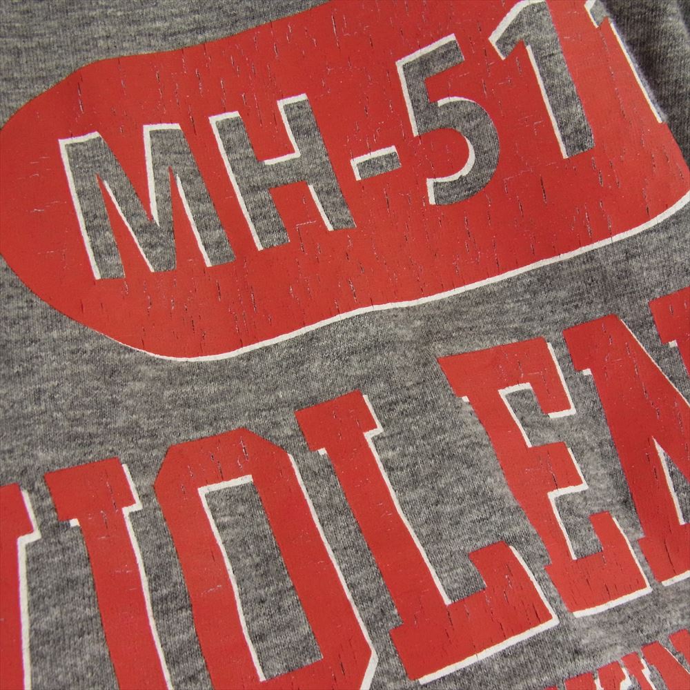 サプール 22SS A0022-121 × Masatoshi Hamada Shibakuzo Tee 浜田雅功 しばくぞ 半袖 Tシャツ グレー系 XL【中古】