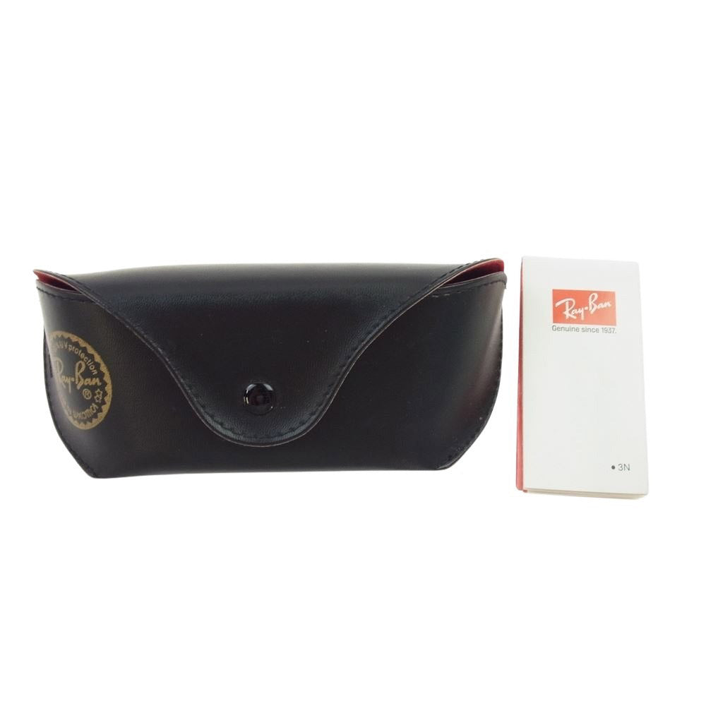 Ray-Ban レイバン RB3156 TOP SQUARE トップ スクエア サングラス アイウェア 57□16 ブラウン系 57□16【中古】
