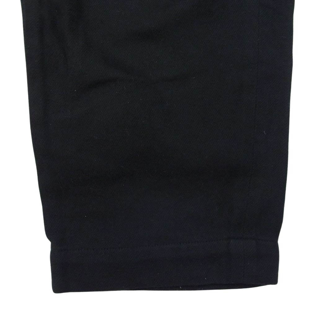 WTAPS ダブルタップス 212TQDT-PTM01 TUCK 01/TROUSERS/COTTON.FLANNEL タック トラウザーズ フランネル パンツ ブラック系 X 03【中古】