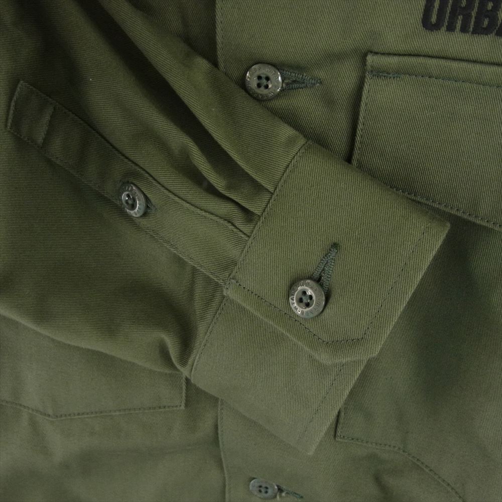 WTAPS ダブルタップス 22SS 221BRDT-SHM02 BUDS LS COTTON TWILL コットン ツイル ユーティリティ ミリタリー ジャケット グリーン系 X 04【中古】