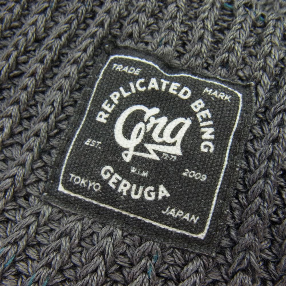 GERUGA ゲルガ LOW GAUGE KNIT CAP ビーニー ニット キャップ グレー系【中古】