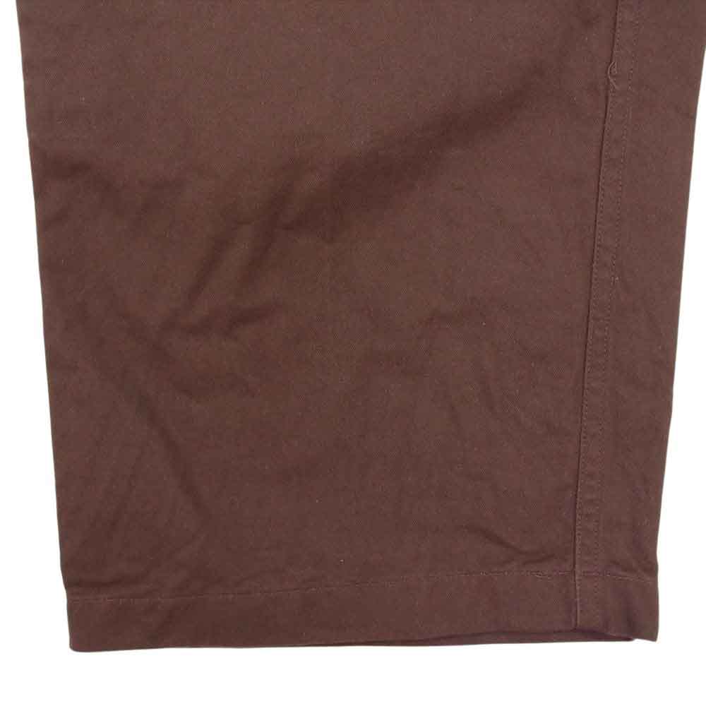 GERUGA ゲルガ GR-P-165 WIDE PANTS コットン ワイド ワーク パンツ ブラウン系 34【中古】