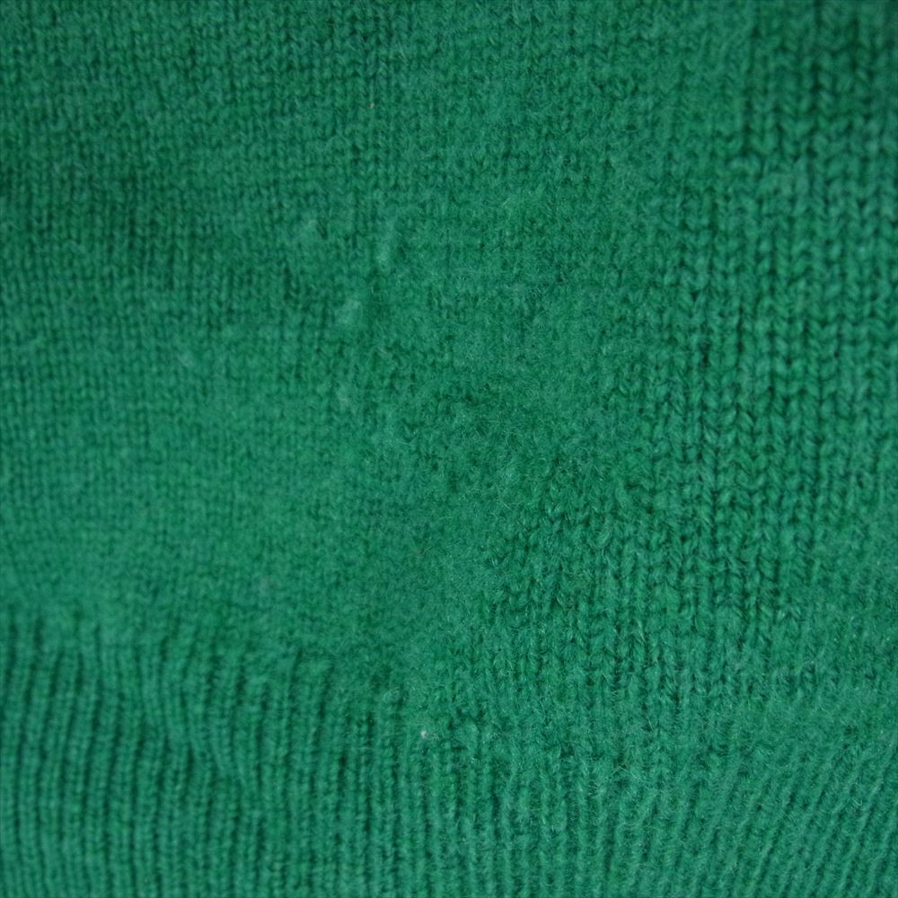 BURBERRY バーバリー burberrys GOLF ゴルフ ロゴ 刺繍 ニット グリーン系 42【中古】