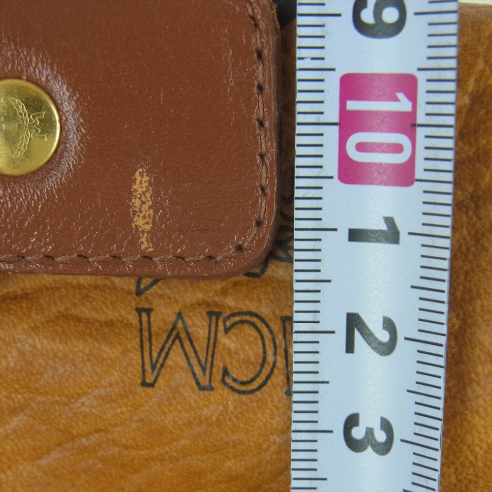 MCM エム・シー・エム 2WAY ショルダー ビジネス バッグ ブラウン系【中古】