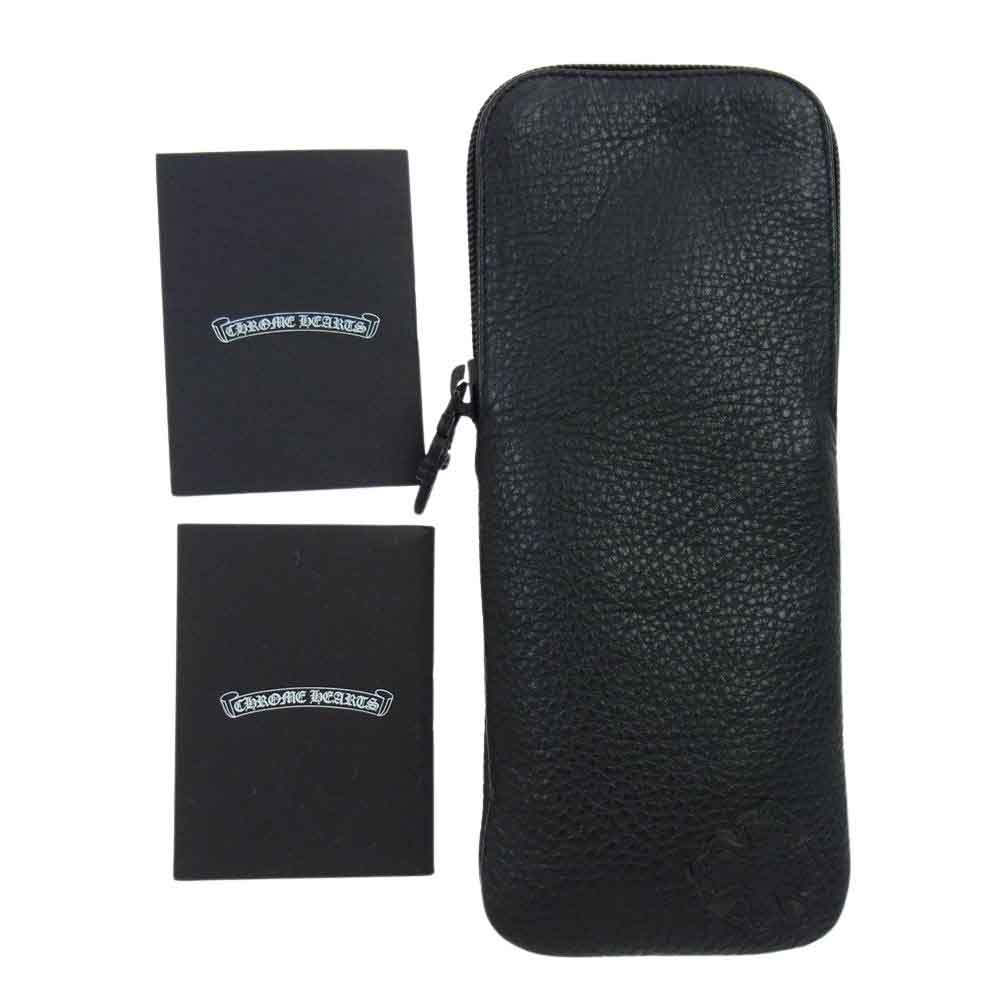 CHROME HEARTS クロムハーツ(原本無) GITTIN ANY BSフレアテンプル スクエアフレーム サングラス アイウェア ネイビー系【中古】