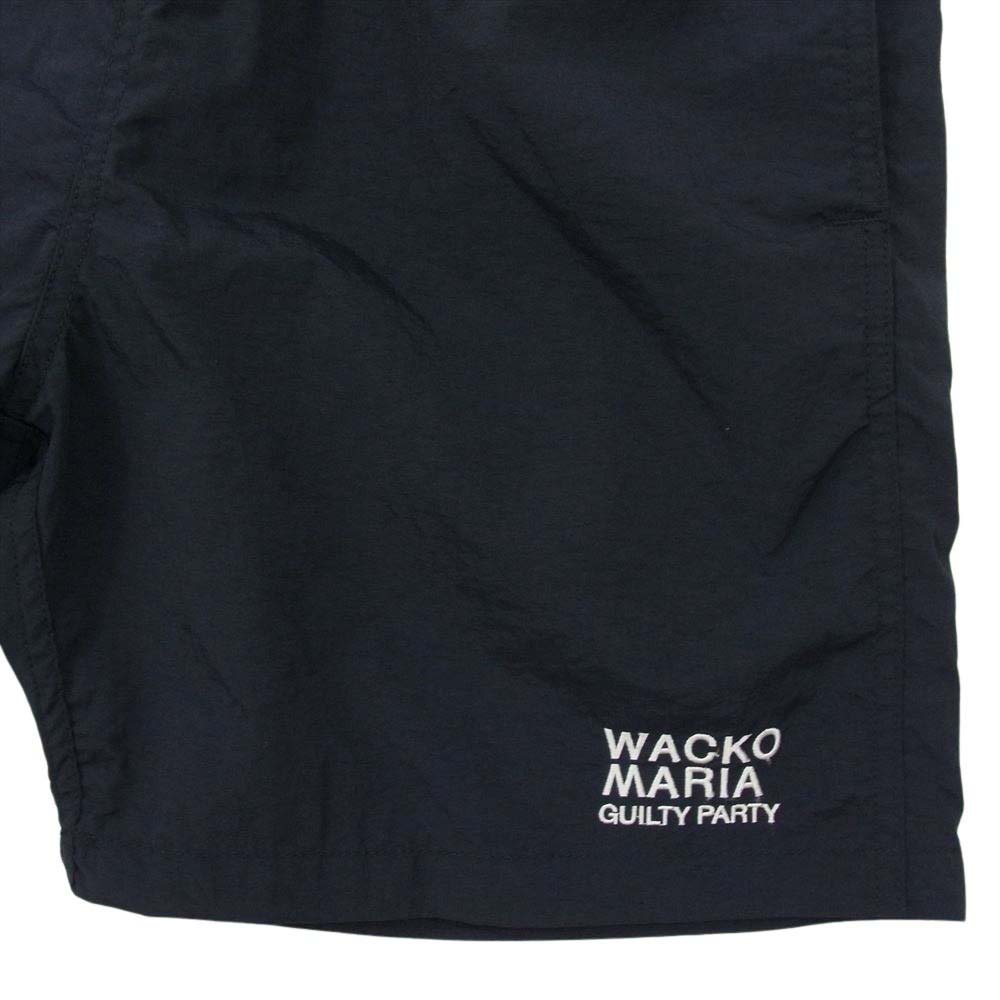 WACKO MARIA ワコマリア 23SS 23SS-WMP-PT08 BOARD SHORTS ナイロン ボード ショーツ ハーフ パンツ ブラック系 M【中古】