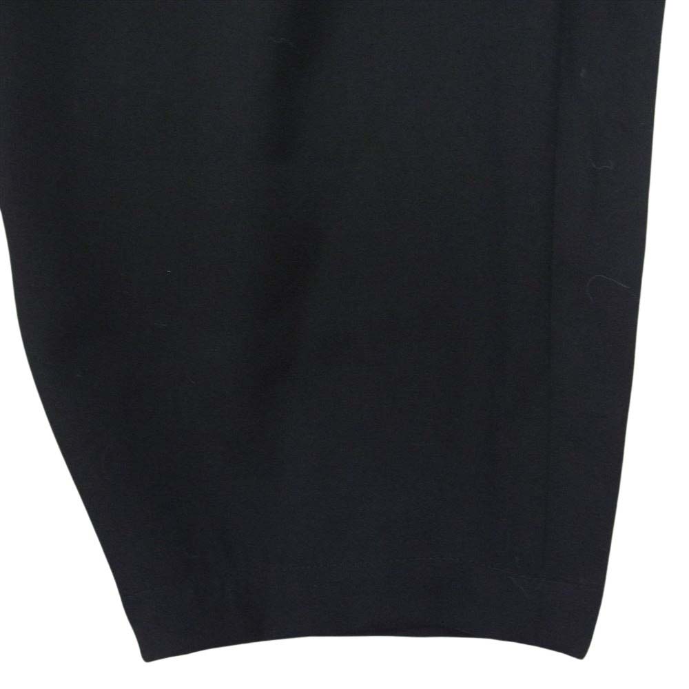 Yohji Yamamoto POUR HOMME ヨウジヤマモトプールオム 23AW HJ-P21-100 WOOL GABARDINE DRAPED PANTS シワギャバ ウールギャバジン Y ドレープパンツ サルエル スラックスパンツ ブラック系 3【中古】