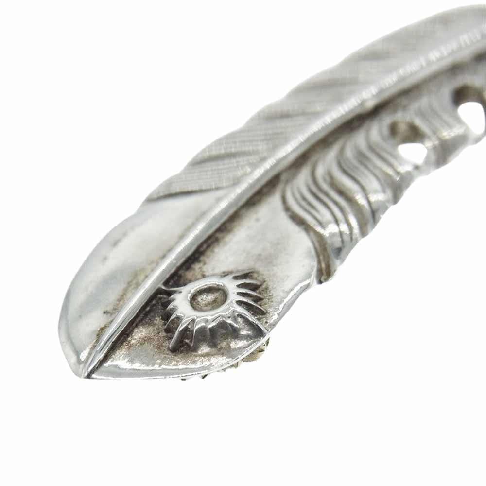 ARIZONA FREEDOM アリゾナフリーダム プレーン フェザー K18 太陽神 唐草 50mm シルバー系 ゴールド系【中古】
