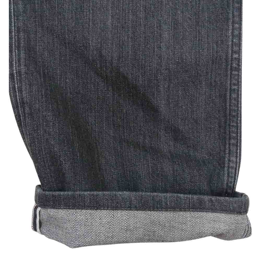 STUSSY ステューシー × LEVI'S リーバイス SS502 ダメージ加工 デニム パンツ ブラック系 38【中古】