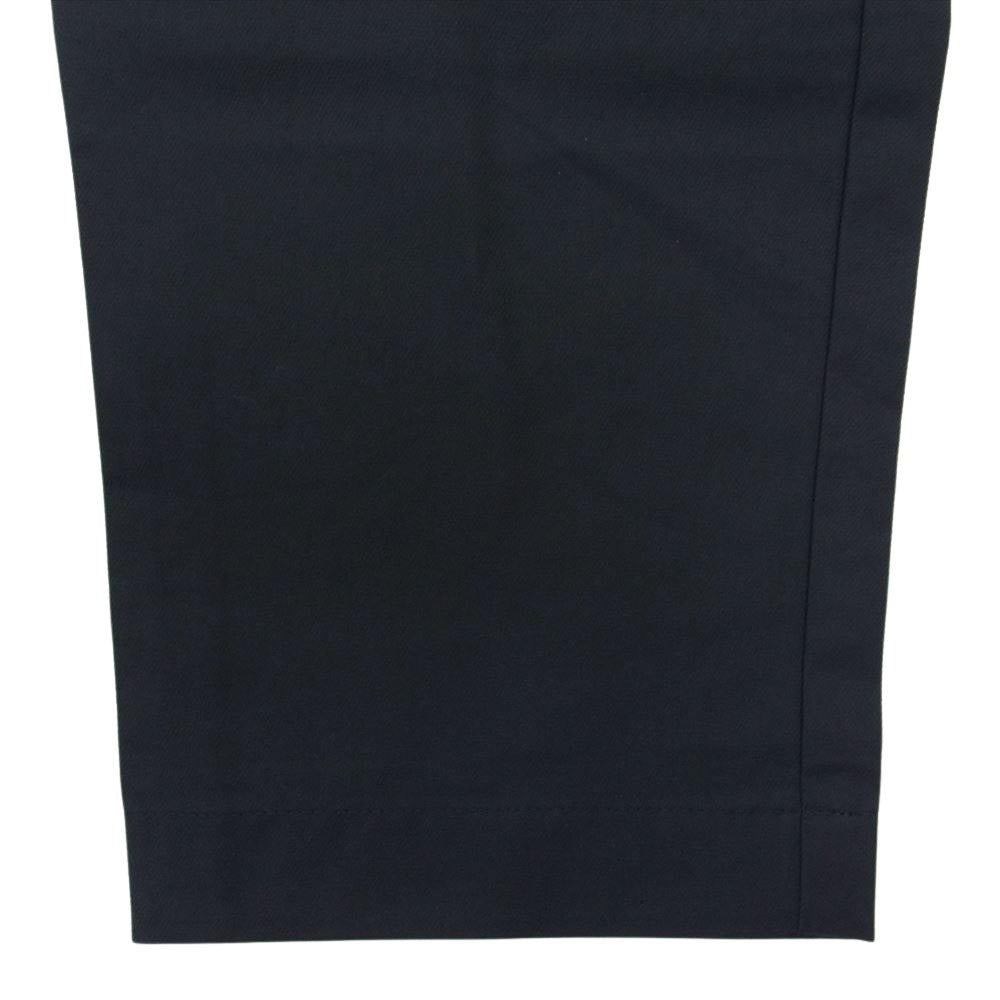 ソリード テーパード イージー パンツ 無地 コットン ナイロン 日本製 ブラック系 04【中古】