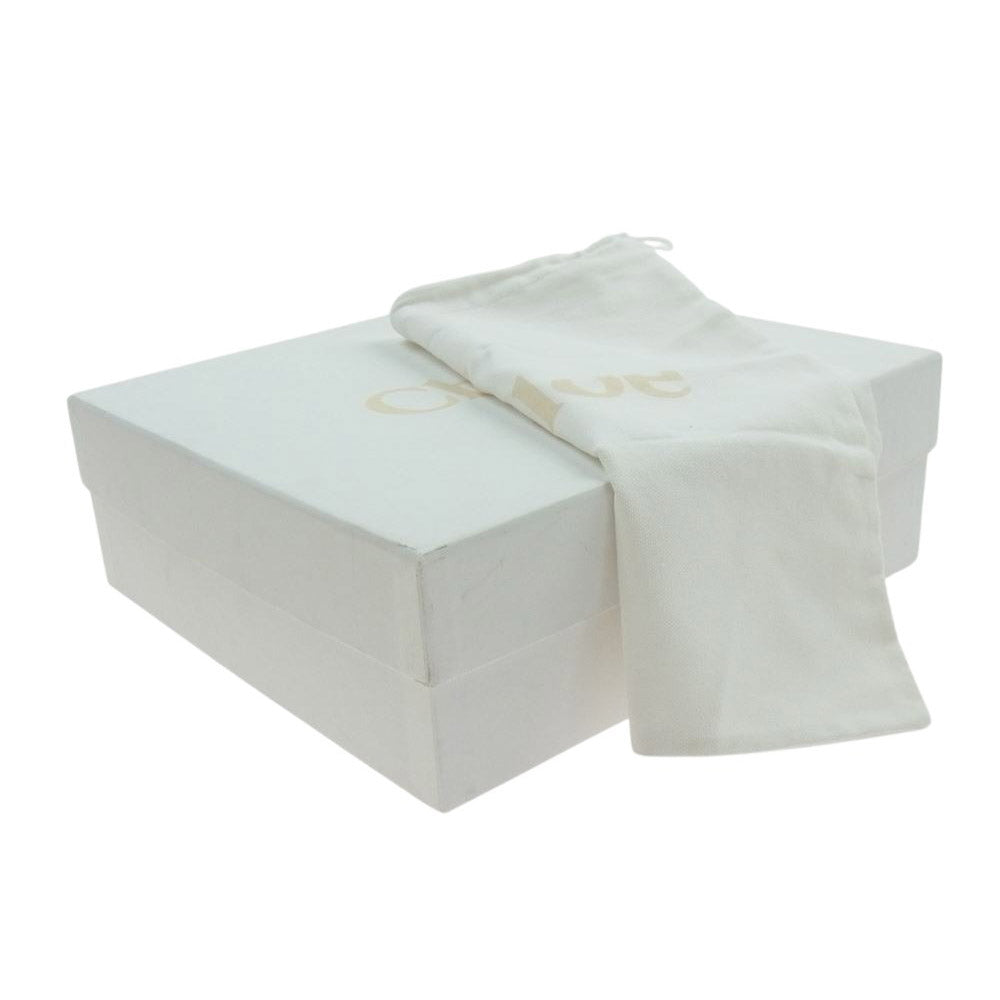 Chloe クロエ CH24561 レザー プラットフォーム ウェッジソール コルクソール 35【中古】