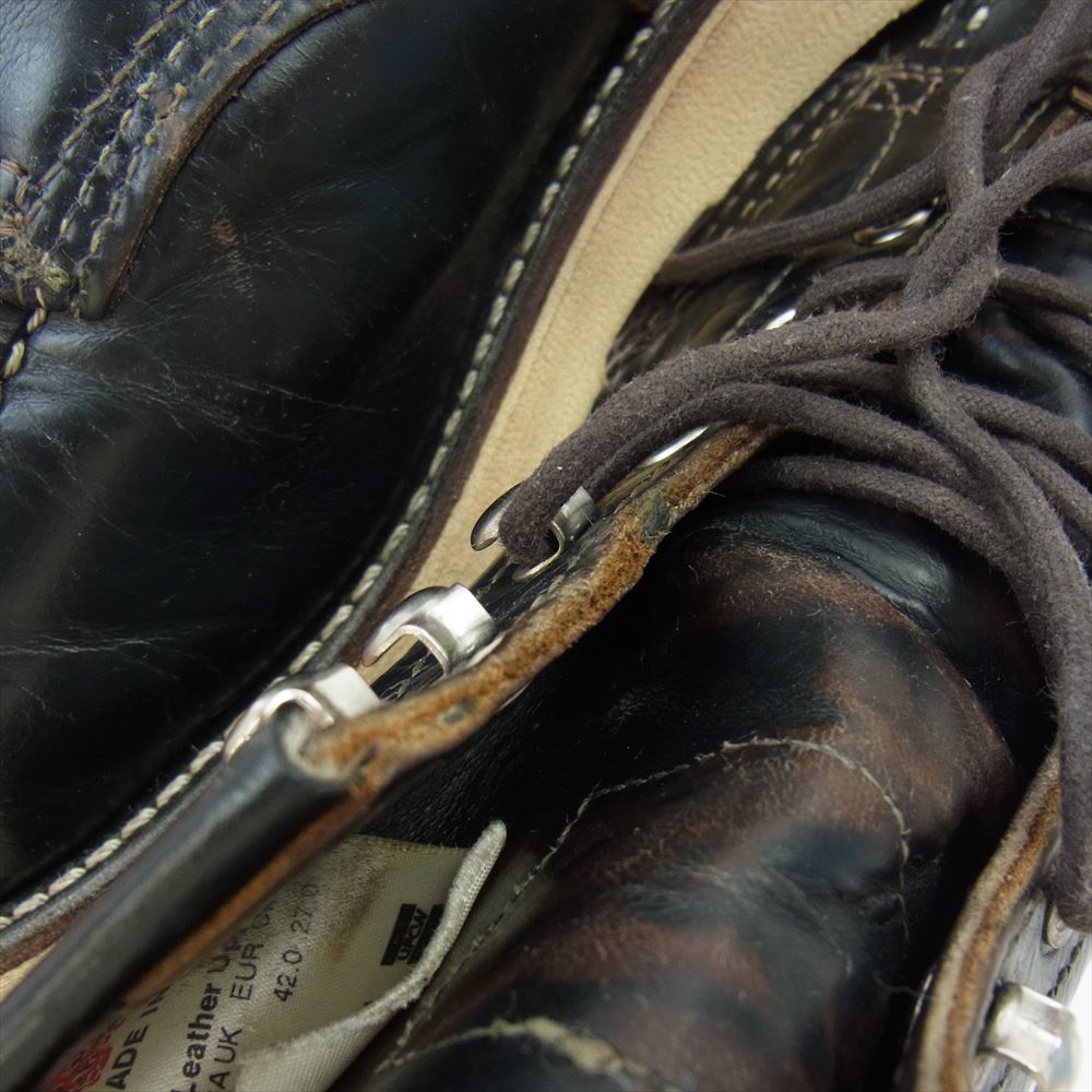 RED WING レッドウィング 9874 Irish Setter 6 Moc アイリッシュセッター クロンダイク ワークブーツ レースアップブーツ ブラック系 27.0cm【中古】
