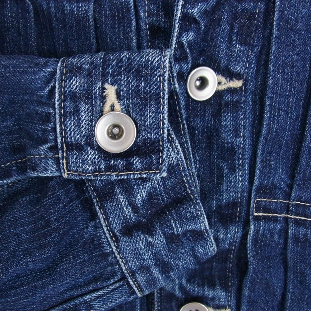 PORTER CLASSIC ポータークラシック STEINBECK DENIM JACKET スタインベック デニム ジャケット インディゴブルー系 S【美品】【中古】