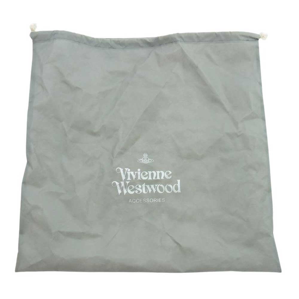 Vivienne Westwood ヴィヴィアンウエストウッド オーブ 総柄 レザー ショルダー バッグ ブラウン系【中古】
