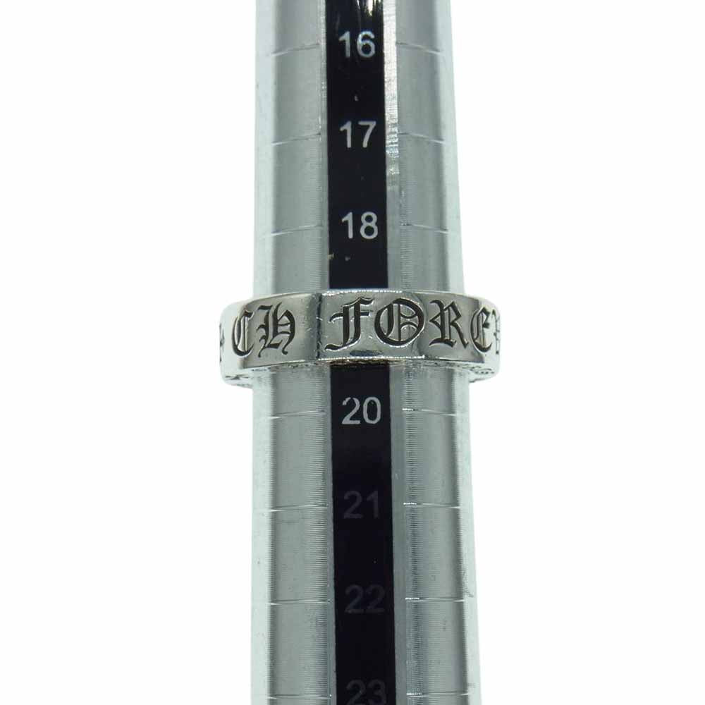 CHROME HEARTS クロムハーツ(原本無) 6mm SPACER FOREVER 6mm スペーサー フォーエバー リング シルバー系 19号【中古】