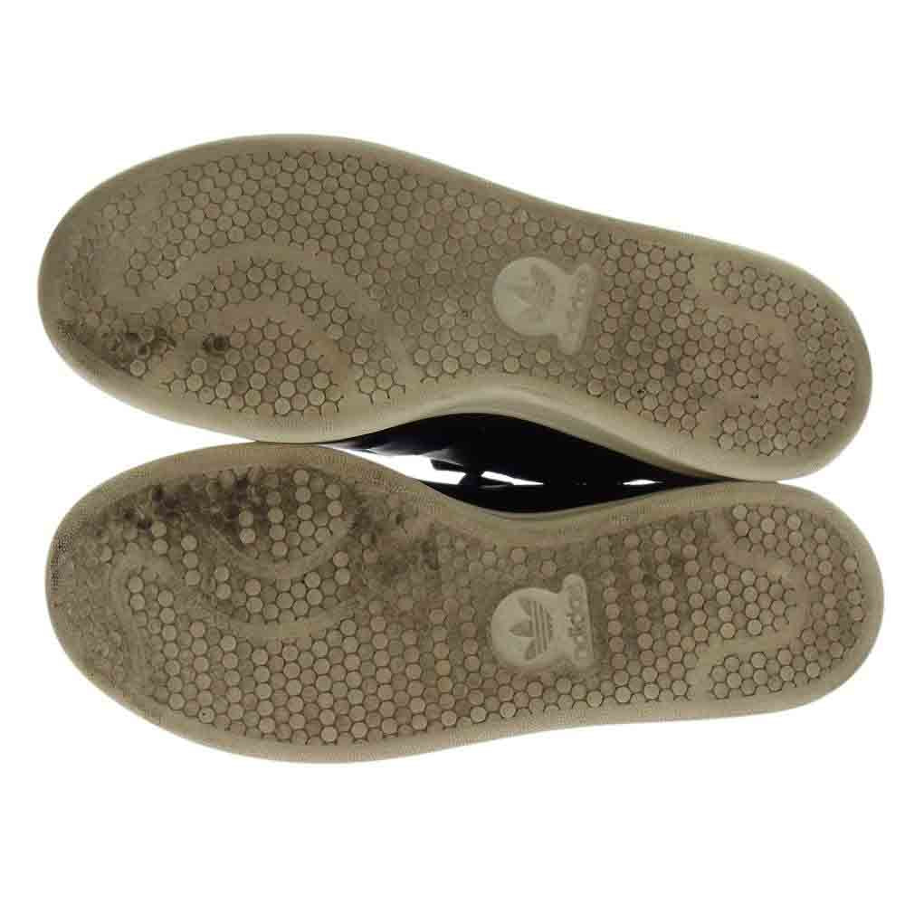adidas アディダス GX1598 STAN SMITH スタンスミス ベルクロ ラインストーン スニーカー ブラック ブラック系 26cm【中古】