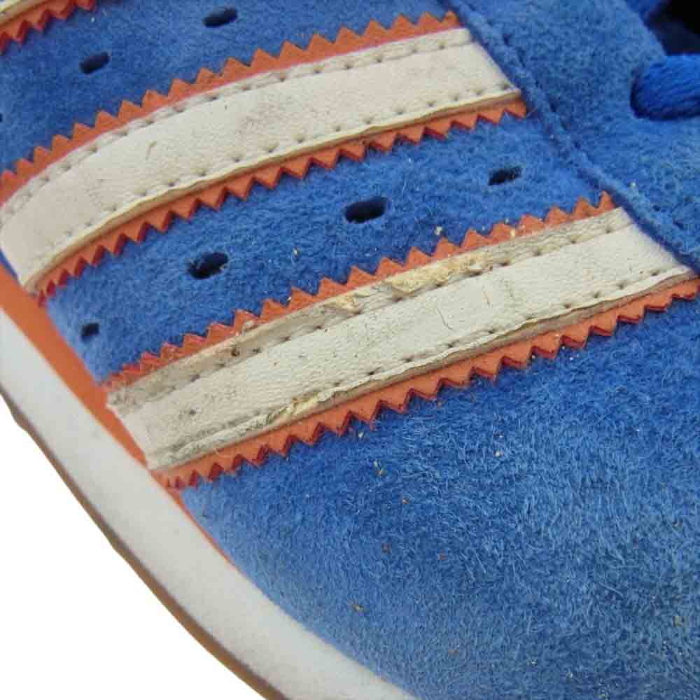 adidas アディダス 117200 ブルー ローカット スニーカー ブルー系 24.5cm【中古】
