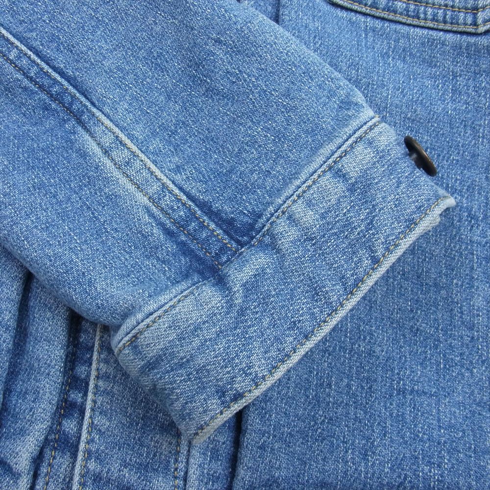 wjk ダブルジェイケイ 2861 dj06f tight knit denim blouson タイトニット デニム ブルゾン ジャケット インディゴブルー系 M【中古】