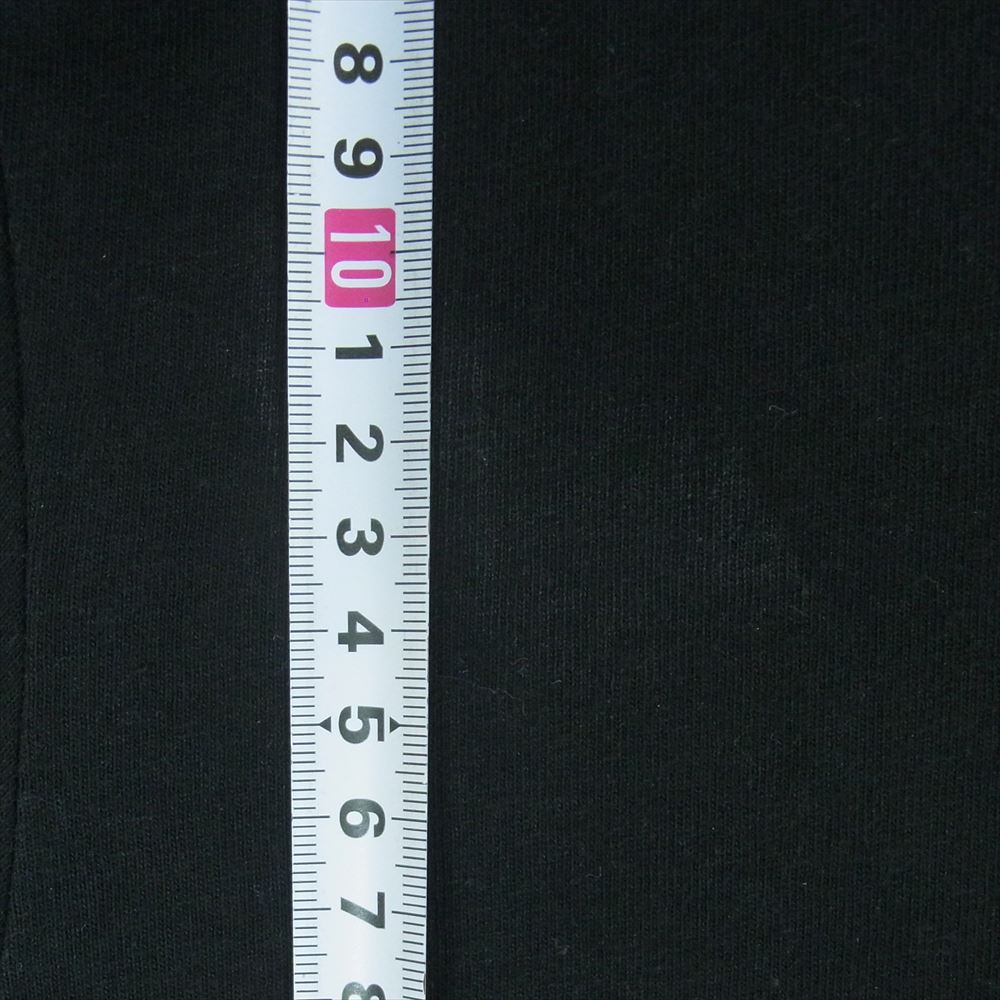 アミアレクサンドルマテュッシ E19J100 AMI PARIS アミパリス EMBROIDERY T-SHIRT トリコロールロゴ刺繍 半袖 Tシャツ ブラック系 L【中古】