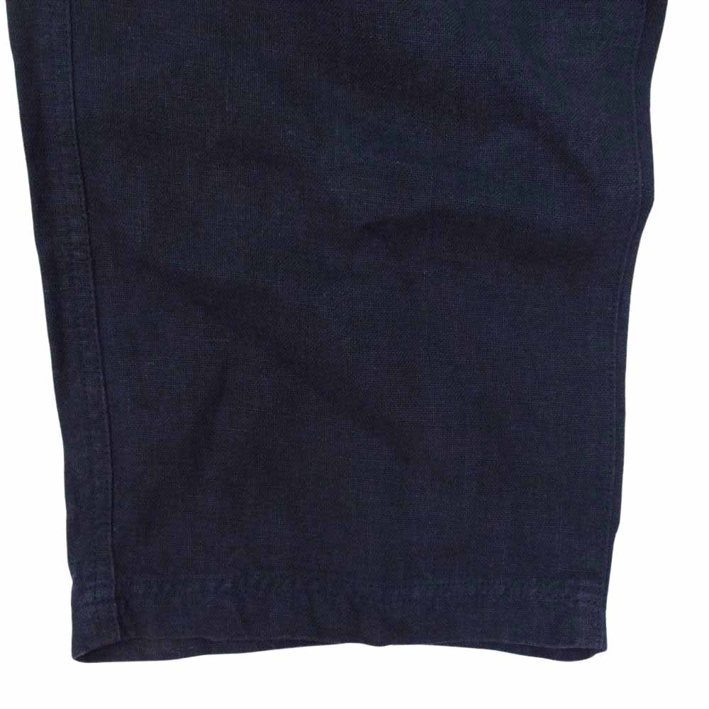 DJANGOATOUR ジャンゴアトゥール DP-6E LINEN リネン イージーパンツ クロップド ネイビー系 M【中古】