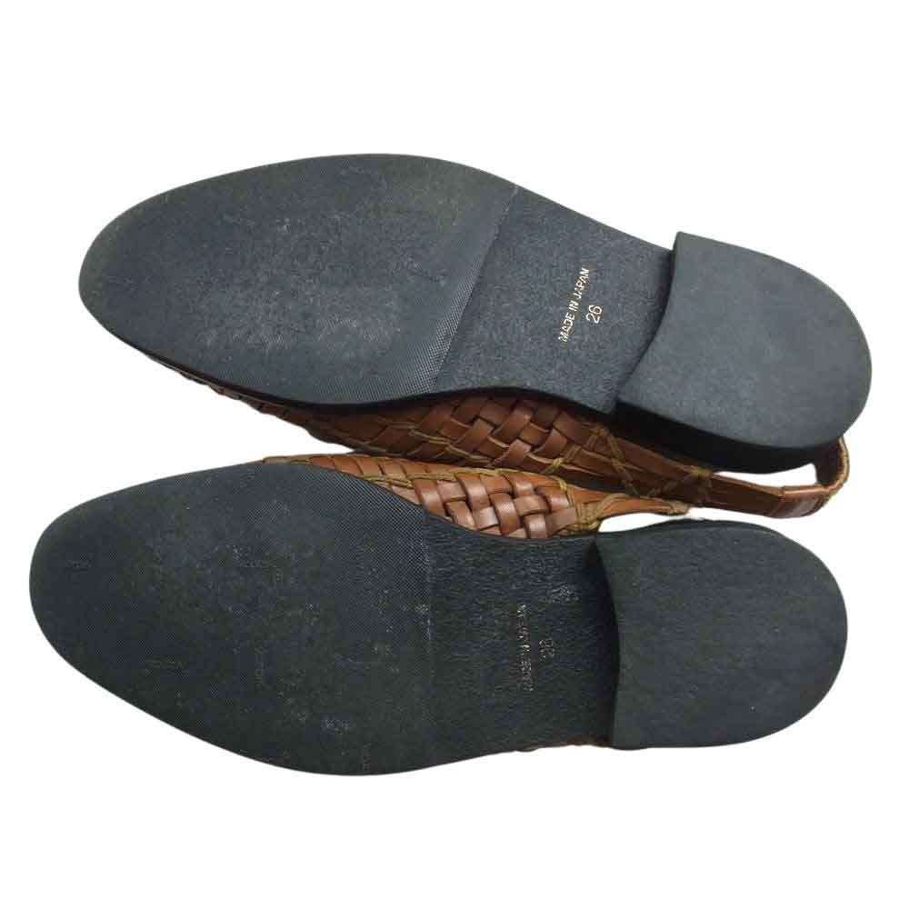 DJANGOATOUR ジャンゴアトゥール SANDAL SHOES DALI ダリ レザー メッシュ シューズ ブラウン系 26.0cm【中古】
