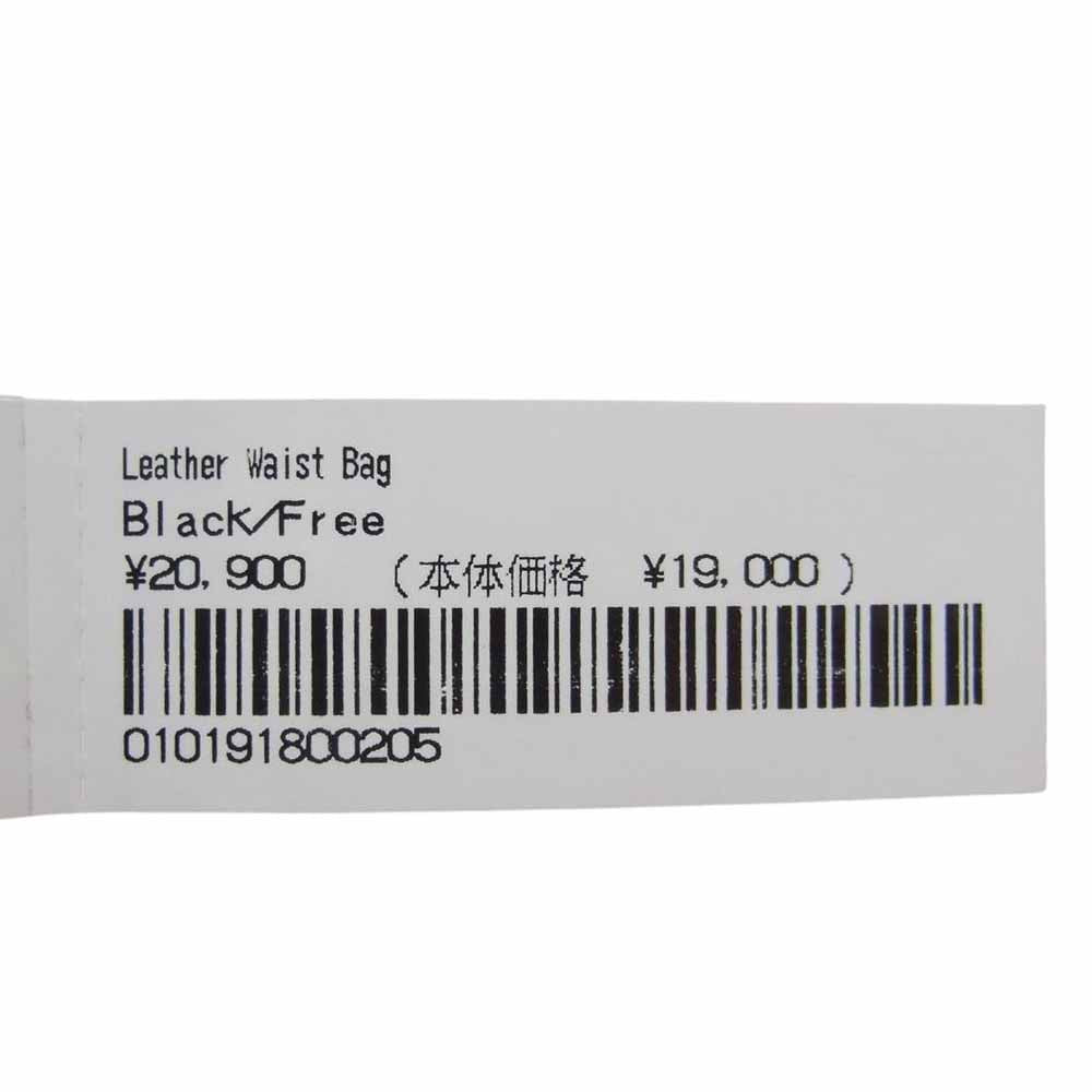 Supreme シュプリーム 23AW Leather Waist Bag レザー ウエスト バッグ ブラック系【新古品】【未使用】【中古】