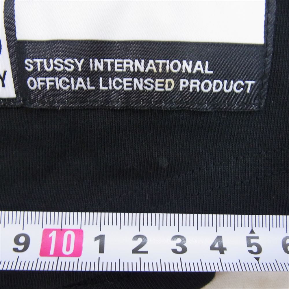 STUSSY ステューシー BASEBALL JERSEY SHIRT ベースボール シャツ 半袖 ブラック系 M【中古】