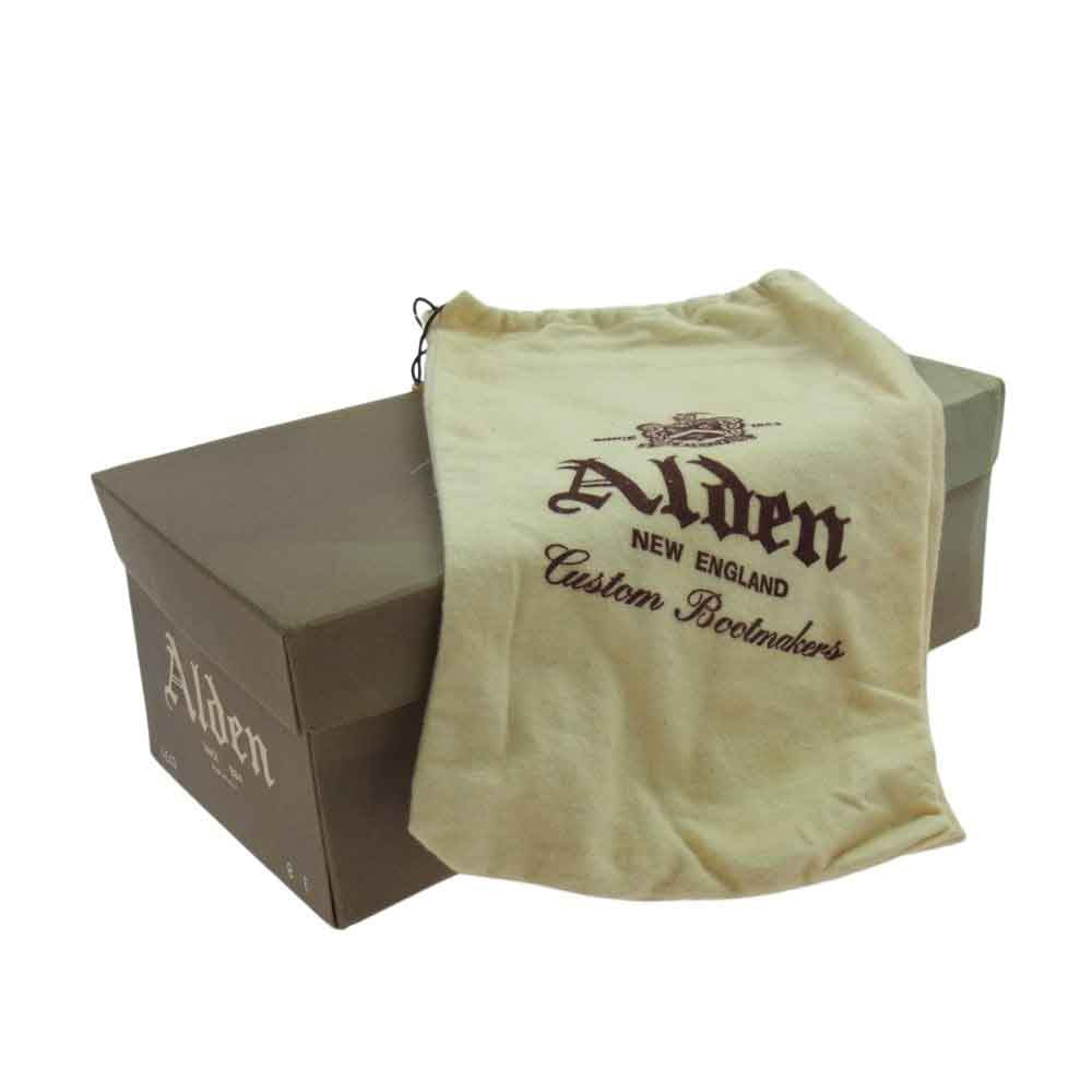 ALDEN オールデン 4540 × ユナイテッドアローズ TANKER BOOT タンカーブーツ コードバン レザー レースアップ シューズ ブラウン系 8E【中古】