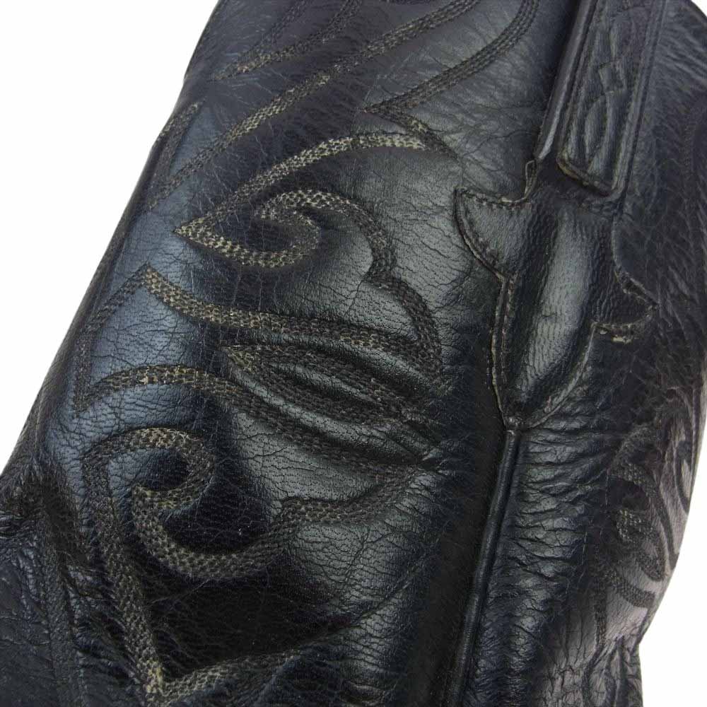 ルケーシー ウエスタンブーツ 牛革 ブラック系 8.5D【中古】