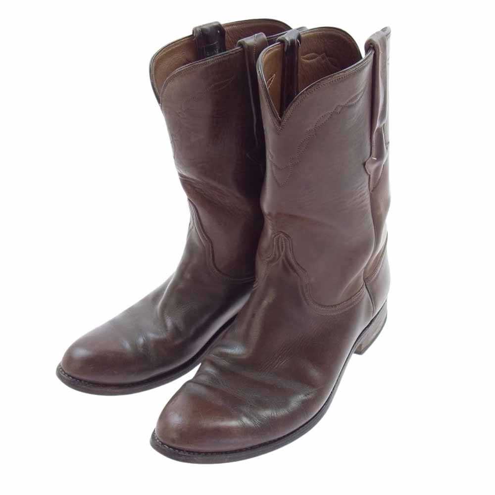 ルケーシー ローパーブーツ 牛革 ダークブラウン系 9D【中古