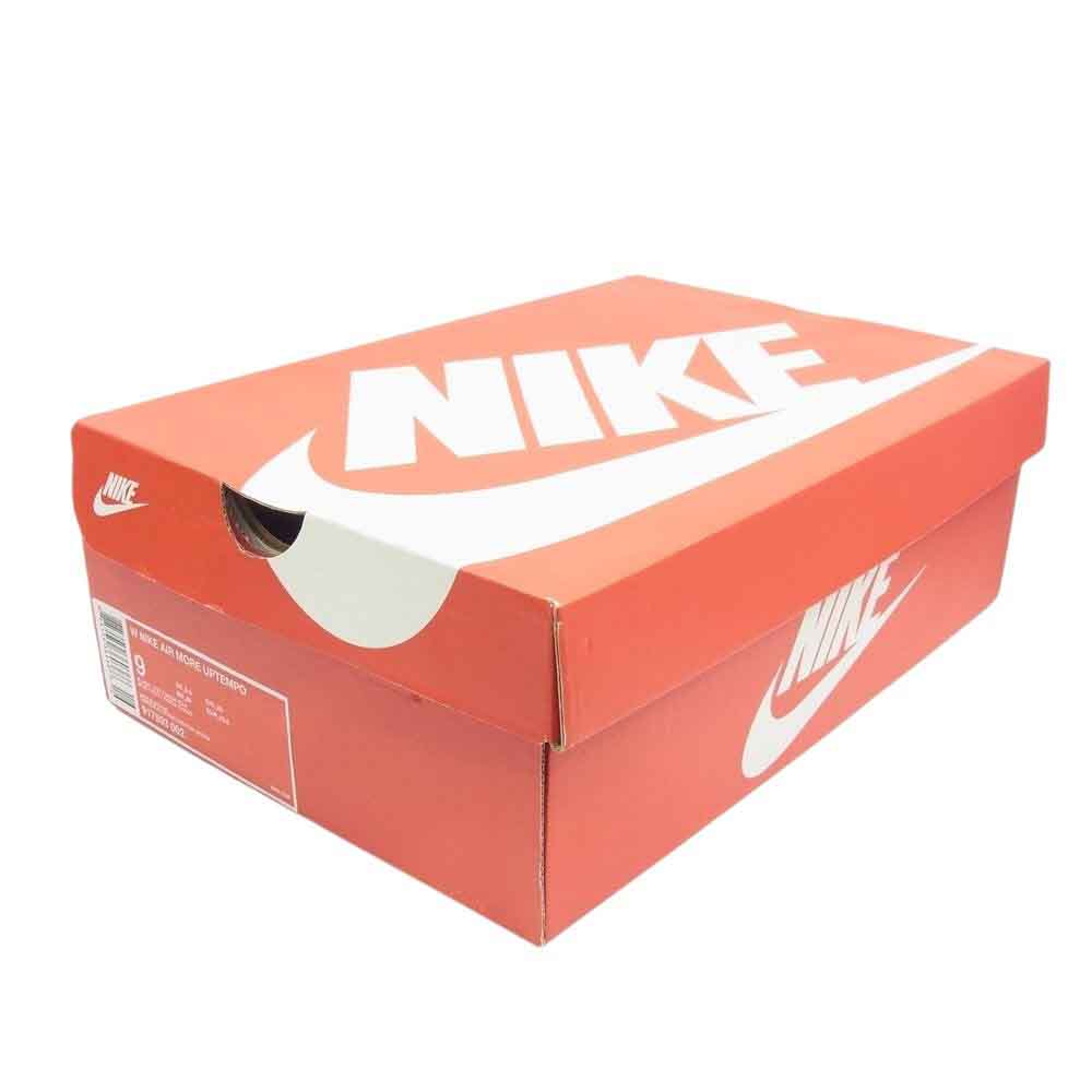 NIKE ナイキ DJ4633-010 AIR MORE UPTEMPO 96 MAADE YOU LOOK エア モアアップテンポ メイドユールック ハイカット スニーカー ブラック系 27cm【中古】