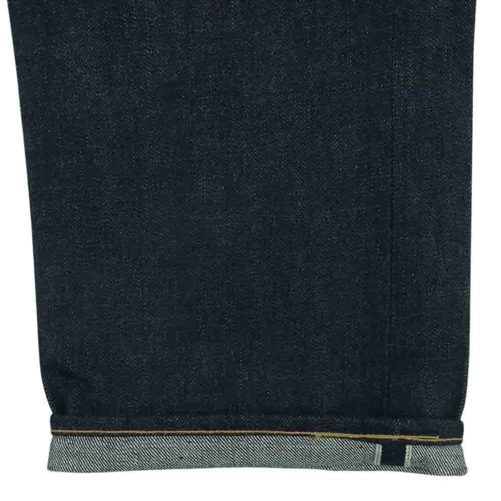 Denime ドゥニーム D-HG1118 旧仕様 Lot 045 ボタンフライ ストレート デニム パンツ インディゴブルー系 W31 L36【極上美品】【中古】