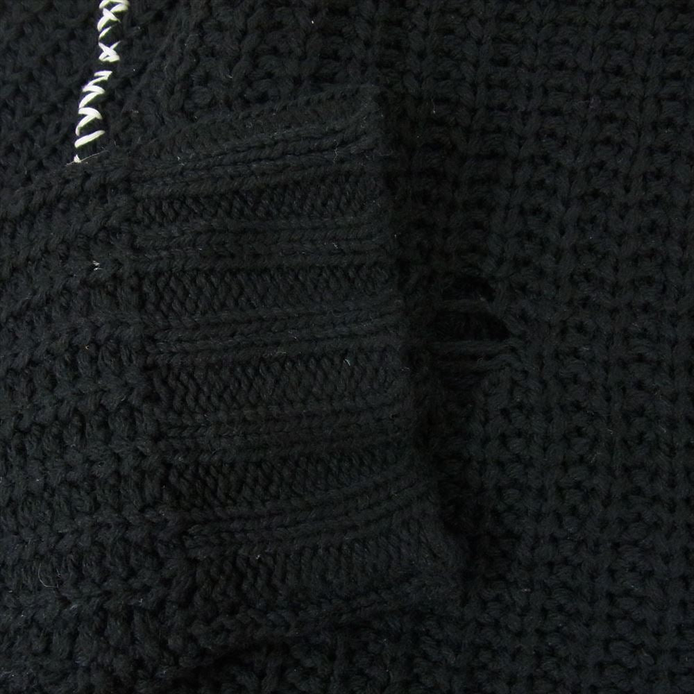 NEIGHBORHOOD ネイバーフッド 24SS 241FUNH-KNM04 SAVAGE CREWNECK SWEATER サベージ クルーネック ニット セーター ブラック系 L【中古】