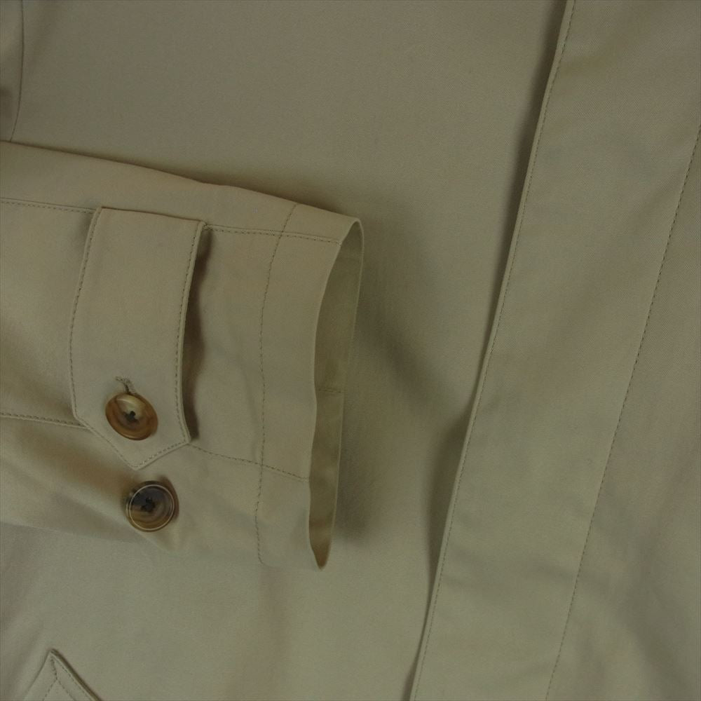 Paul Smith ポール・スミス 4122S collection コレクション COTTON STRETCH SOUTIEN COLLAR COAT コットン ストレッチ ライナー付き ステンカラー コート ベージュ系 L【中古】