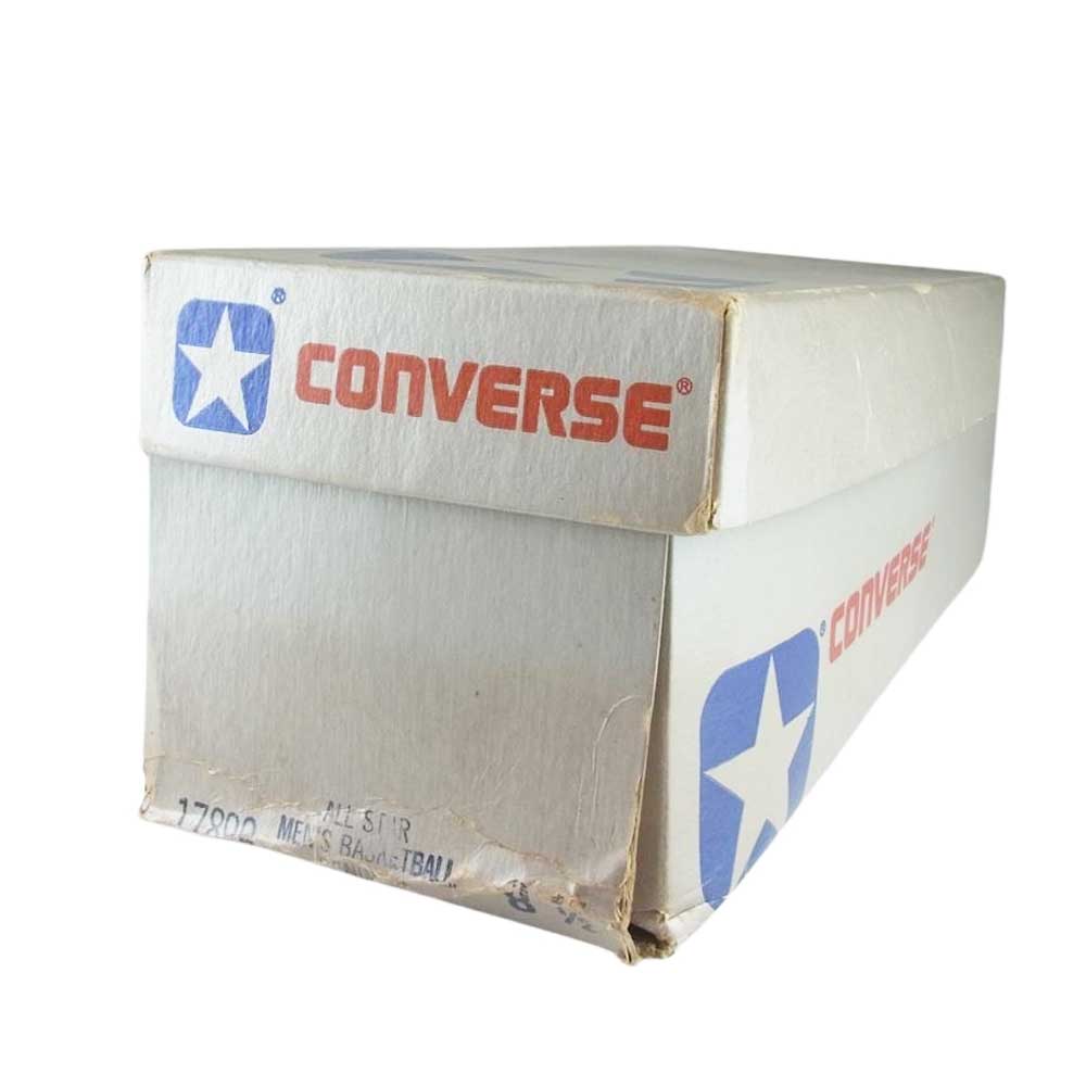 CONVERSE コンバース ヴィンテージ 80s USA製 銀箱 ALL STAR DENIM HI オールスター ハイ デニム スニーカー インディゴブルー系 US8.5【中古】