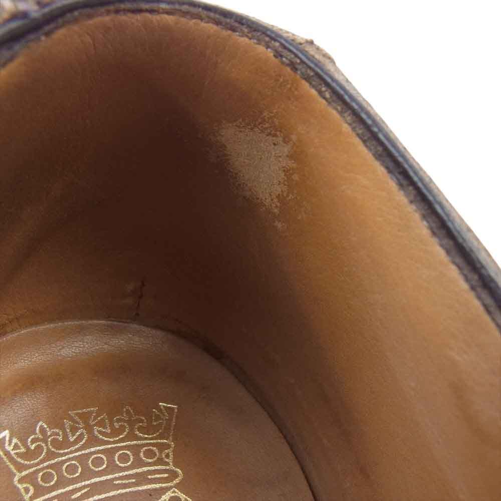 ウォーカー&ガン ORTON Uチップ レザー シューズ ブラウン系 UK6.5【中古】