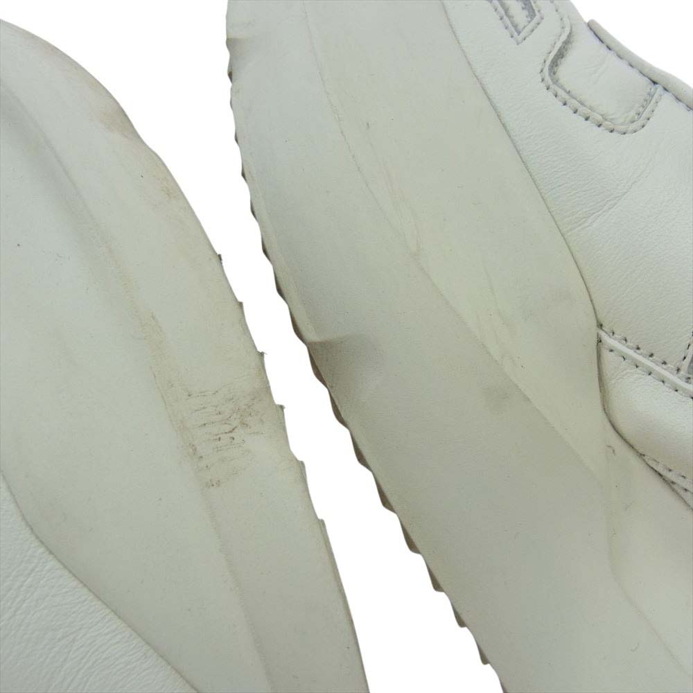 Rick Owens リックオウエンス 01B1814 GETH RUNNER ゲスランナー ハイカット スニーカー オフホワイト系 40【中古】