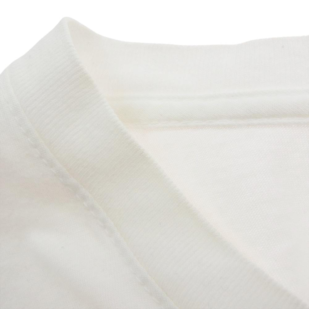 CHROME HEARTS クロムハーツ(原本無) Horseshoe L/S Tee ホースシュー ロングスリーブ 胸ポケット 長袖 Tシャツ ロンT ホワイト系 M【中古】