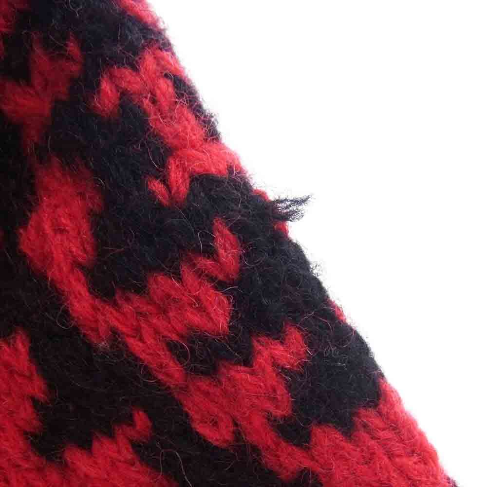 POLO RALPH LAUREN ポロ・ラルフローレン HAND KNIT ハンドニット ウール ニット セーター レッド レッド系 L【中古】