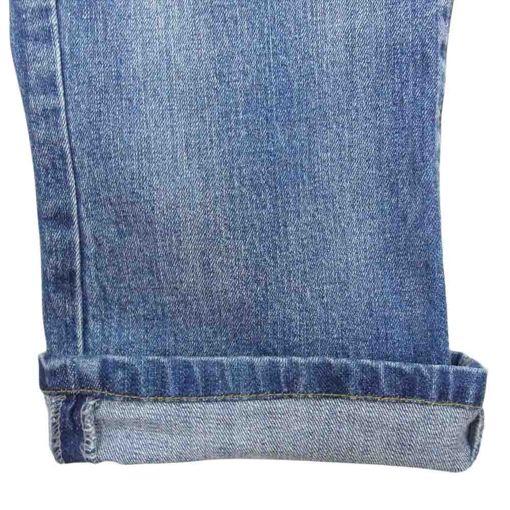 NUMBER(N)INE ナンバーナイン × 1PIU1UGUALE3 RELAX ウノピュウウノウグァーレトレ リペア ダメージ 加工 ストレート デニム パンツ インディゴブルー系 L【中古】