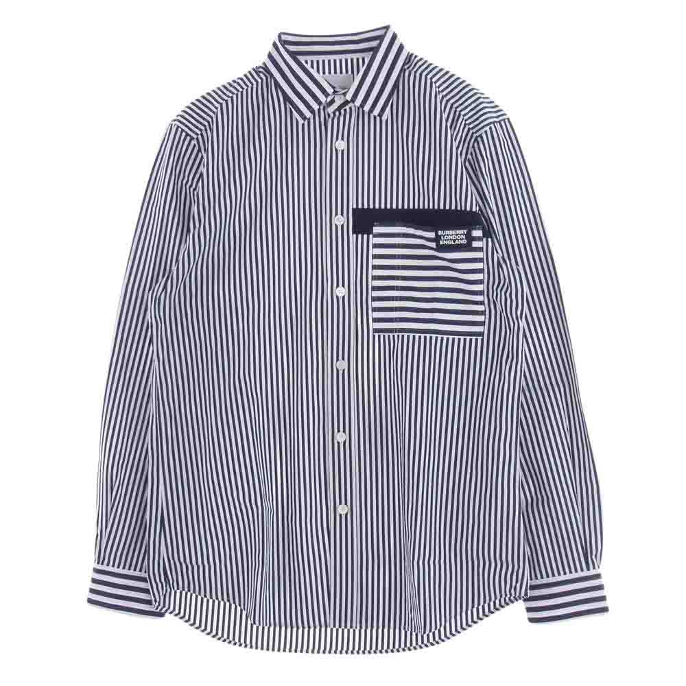 BURBERRY LONDON バーバリー ロンドン ストライプ ラバー ロゴ 