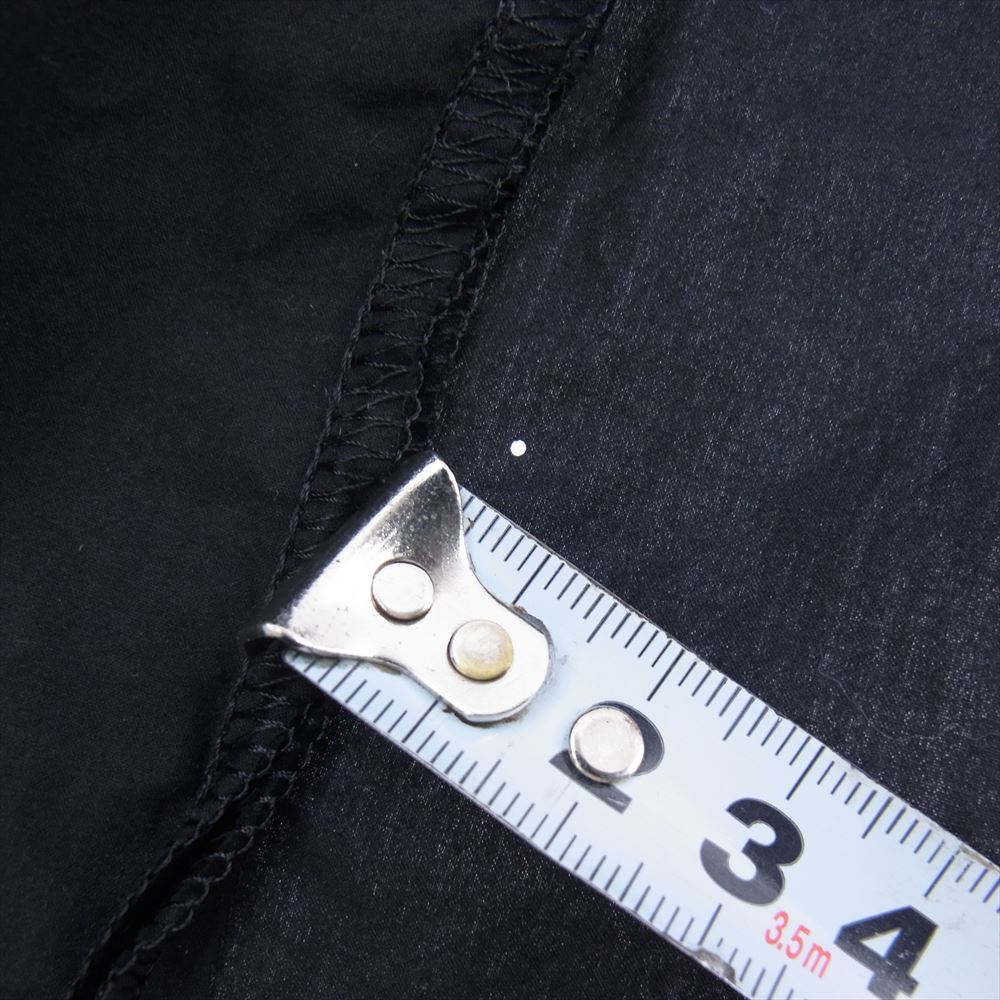 JULIUS ユリウス 16SS 540COM5 トロル ノースリーブ フード付き コットン ロングコート ブラック系 0 【中古】