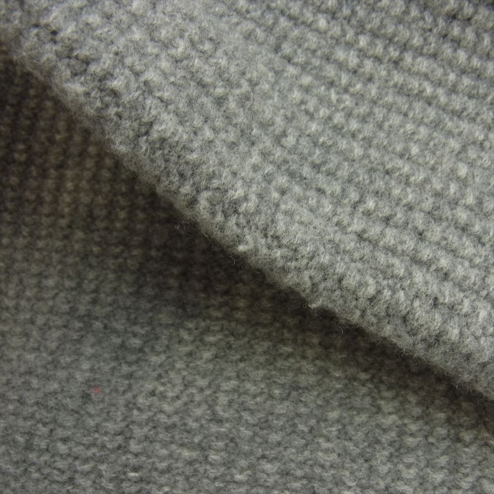 MONCLER モンクレール 17AW C20919412500 9799T MAGLIONE TRICOT CARDIGAN 切替 ダウン ワッフル サーマル ニット 長袖 ジップアップ パーカー グレー系 XXL【中古】