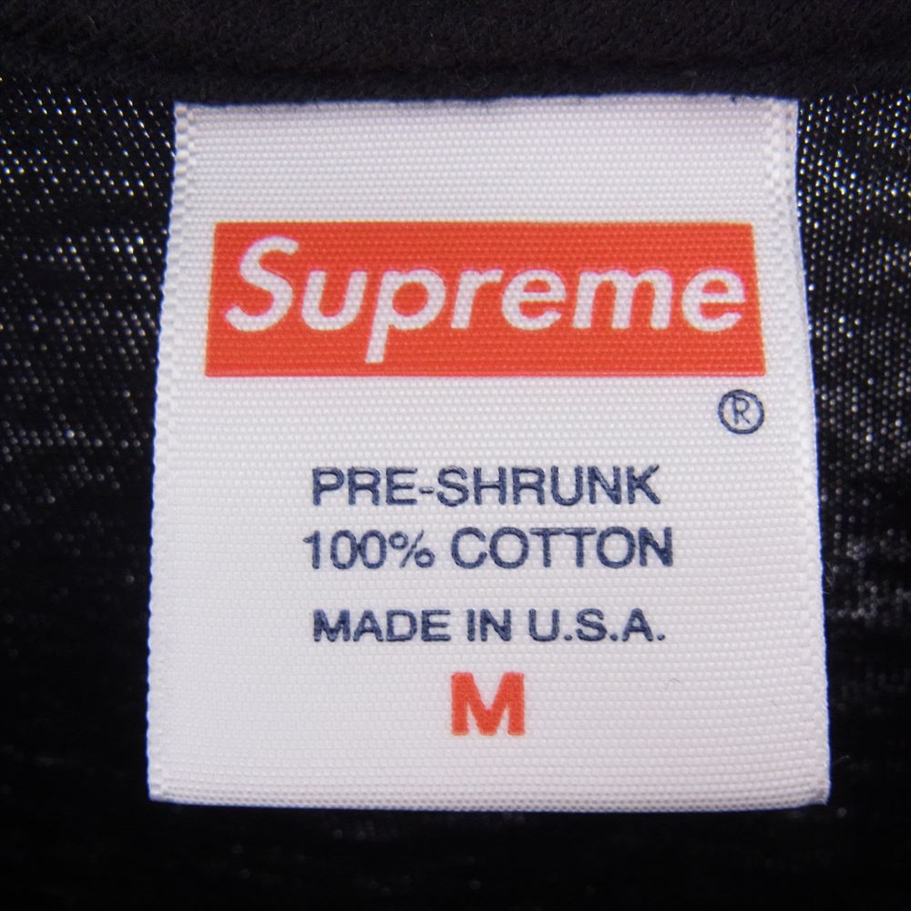 Supreme シュプリーム 20AW × Future Logo Tee フューチュラフロントロゴ 半袖 Tシャツ ブラック系 M【中古】