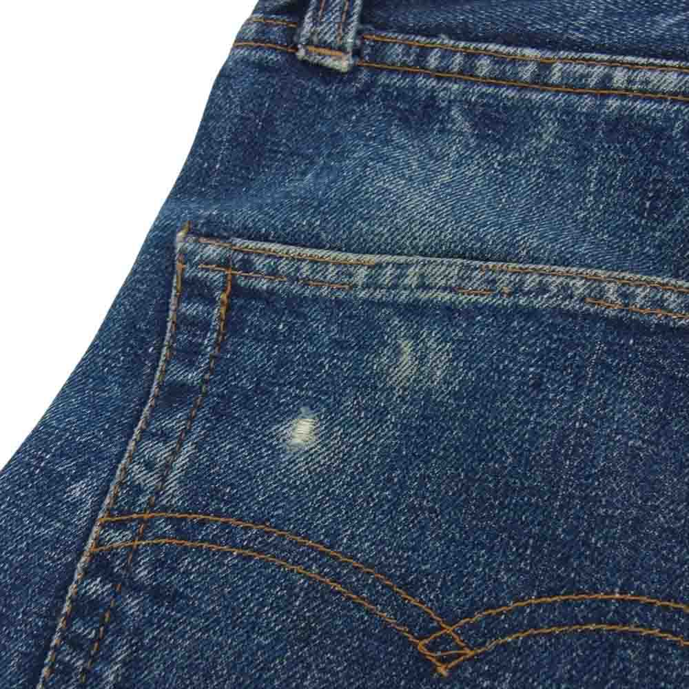 Levi's リーバイス 501 66前期 ボタン裏刻印6 BIGE ビッグE セルビッジ ボタンフライ ストレート デニム パンツ インディゴブルー系【中古】