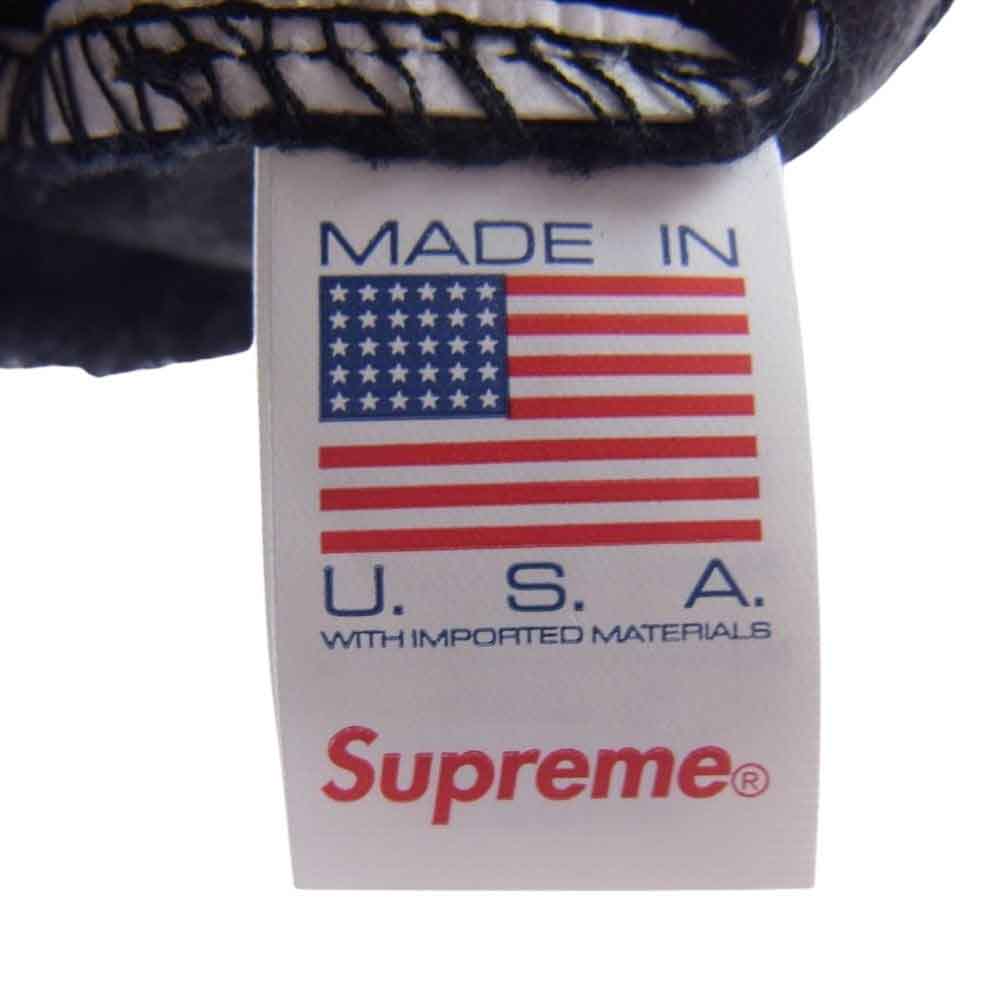 Supreme シュプリーム 24SS Seersucker S Logo 6-Panel シアサッカー Sロゴ 6パネル キャップ ネイビー系【中古】