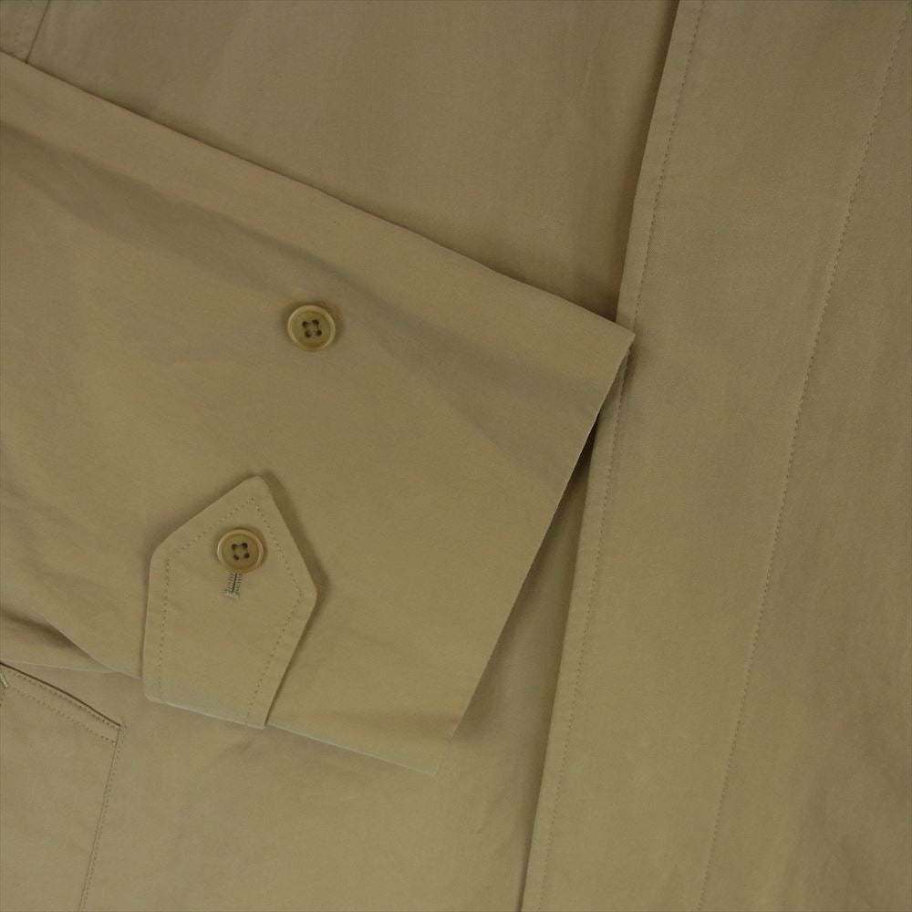 キャプテンサンシャイン 23SS KS23SC001 WALKER COAT 先染めエジプト超長綿 高密度フィンクスコットンギャバジン ウォーカー コート カーキ系 KHAKI 36【新古品】【未使用】【中古】